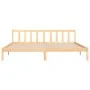 Solid pine wood bed frame 180x200 cm by vidaXL, Beds and slatted bases - Ref: Foro24-810097, Price: 111,55 €, Discount: %