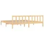 Solid pine wood bed frame 180x200 cm by vidaXL, Beds and slatted bases - Ref: Foro24-810097, Price: 111,55 €, Discount: %