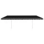 Automatische Markise LED-Windsensor Anthrazitgrau 6x3,5 m von vidaXL, Markisen - Ref: Foro24-3070094, Preis: 953,19 €, Rabatt: %