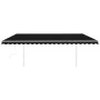 Automatic awning LED wind sensor anthracite gray 5x3.5 m by vidaXL, Awnings - Ref: Foro24-3070074, Price: 818,46 €, Discount: %