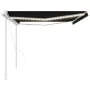 Automatische Markise LED-Windsensor Anthrazitgrau 5x3,5 m von vidaXL, Markisen - Ref: Foro24-3070074, Preis: 818,46 €, Rabatt: %