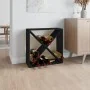 Botellero de madera maciza de pino negro 62x25x62 cm de vidaXL, Armarios para vino y licores - Ref: Foro24-821763, Precio: 55...