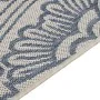 Blau gestreifter Flachgewebe-Außenteppich 140x200 cm von vidaXL, Teppiche - Ref: Foro24-340831, Preis: 48,15 €, Rabatt: %