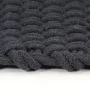 Rechteckiger anthrazitfarbener Baumwollteppich 160x230 cm von vidaXL, Teppiche - Ref: Foro24-345117, Preis: 122,97 €, Rabatt: %