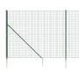 Cerca de alambre con pinchos de anclaje verde 1,6x25 m by vidaXL, fence panels - Ref: Foro24-154108, Price: 277,49 €, Discoun...