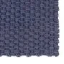 Rechteckiger Marineblauer Baumwollteppich 180x250 cm von vidaXL, Teppiche - Ref: Foro24-345128, Preis: 99,90 €, Rabatt: %