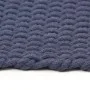 Rechteckiger Marineblauer Baumwollteppich 180x250 cm von vidaXL, Teppiche - Ref: Foro24-345128, Preis: 99,90 €, Rabatt: %