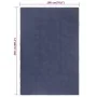 Rechteckiger Marineblauer Baumwollteppich 180x250 cm von vidaXL, Teppiche - Ref: Foro24-345128, Preis: 99,90 €, Rabatt: %
