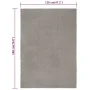 Rectangular gray cotton rug 120x180 cm by vidaXL, Rugs - Ref: Foro24-345121, Price: 71,01 €, Discount: %