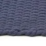 Alfombra rectangular algodón azul marino 120x180 cm de vidaXL, Alfombras - Ref: Foro24-345126, Precio: 62,52 €, Descuento: %