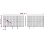 Wire fence with anchor spikes anthracite gray 2x10 m by vidaXL, fence panels - Ref: Foro24-154246, Price: 139,34 €, Discount: %
