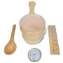 Saunazubehör Eimerlöffel, Uhr, Thermohygrometer von vidaXL, Saunazubehör - Ref: Foro24-50245, Preis: 50,08 €, Rabatt: %