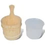 Sauna accessories bucket spoon, clock, thermo hygrometer by vidaXL, sauna accessories - Ref: Foro24-50245, Price: 50,08 €, Di...