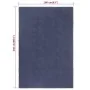Rectangular navy blue cotton rug 160x230 cm by vidaXL, Rugs - Ref: Foro24-345127, Price: 87,06 €, Discount: %