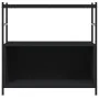 Black engineered iron and wood shelf 80x30x78.5 cm by vidaXL, Bookcases and shelves - Ref: Foro24-832793, Price: 43,74 €, Dis...