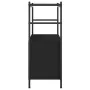 Black engineered iron and wood shelf 80x30x78.5 cm by vidaXL, Bookcases and shelves - Ref: Foro24-832793, Price: 43,74 €, Dis...
