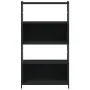 Black engineered iron and wood shelf 80x30x145.5 cm by vidaXL, Bookcases and shelves - Ref: Foro24-832798, Price: 68,67 €, Di...
