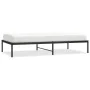 Black metal bed frame 100x190 cm by vidaXL, Beds and slatted bases - Ref: Foro24-350840, Price: 69,03 €, Discount: %