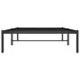 Black metal bed frame 100x190 cm by vidaXL, Beds and slatted bases - Ref: Foro24-350840, Price: 69,03 €, Discount: %