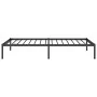 Black metal bed frame 100x190 cm by vidaXL, Beds and slatted bases - Ref: Foro24-350840, Price: 69,03 €, Discount: %