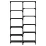 Estantería hierro y madera de ingeniería negro 100x32x170 cm de vidaXL, Librerías y estanterías - Ref: Foro24-832788, Precio:...