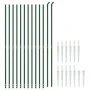 Wire fence with anchor spikes green 2x25 m by vidaXL, fence panels - Ref: Foro24-154142, Price: 243,42 €, Discount: %
