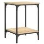 Mesa de centro madera de ingeniería roble Sonoma 40x40x55 cm de vidaXL, Mesas de centro - Ref: Foro24-832824, Precio: 37,90 €...