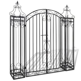 Dekoratives Gartenportal aus Schmiedeeisen 122x20,5x134 cm von vidaXL, Gartentore - Ref: Foro24-40905, Preis: 180,17 €, Rabat...