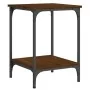 Mesa de centro madera de ingeniería marrón roble 40x40x55 cm de vidaXL, Mesas de centro - Ref: Foro24-832827, Precio: 34,49 €...
