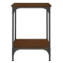 Brauner Eichenholz-Ingenieurtisch 40x40x55 cm von vidaXL, Couchtisch - Ref: Foro24-832827, Preis: 34,49 €, Rabatt: %
