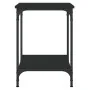 Black engineered wood coffee table 40x40x55 cm by vidaXL, Coffee table - Ref: Foro24-832823, Price: 32,20 €, Discount: %