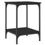 Black engineered wood coffee table 40x40x55 cm by vidaXL, Coffee table - Ref: Foro24-832823, Price: 32,20 €, Discount: %