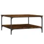 Couchtisch aus geräuchertem Eichenholzwerkstoff, 80 x 80 x 40 cm von vidaXL, Couchtisch - Ref: Foro24-832840, Preis: 60,92 €,...