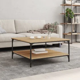 Sonoma oak engineered wood coffee table 80x80x40 cm by vidaXL, Coffee table - Ref: Foro24-832839, Price: 52,91 €, Discount: %