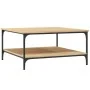 Sonoma oak engineered wood coffee table 80x80x40 cm by vidaXL, Coffee table - Ref: Foro24-832839, Price: 52,91 €, Discount: %