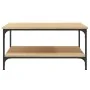 Sonoma oak engineered wood coffee table 80x80x40 cm by vidaXL, Coffee table - Ref: Foro24-832839, Price: 52,91 €, Discount: %