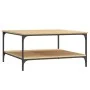 Sonoma oak engineered wood coffee table 80x80x40 cm by vidaXL, Coffee table - Ref: Foro24-832839, Price: 52,91 €, Discount: %
