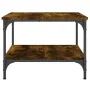 Smoked oak engineered wood coffee table 55x55x40 cm by vidaXL, Coffee table - Ref: Foro24-832830, Price: 40,51 €, Discount: %