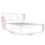 Estructura de cama con cabecero metal negro 90x190 cm de vidaXL, Camas y somieres - Ref: Foro24-352472, Precio: 60,03 €, Desc...