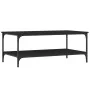 Engineered wood black coffee table 100x55x40 cm by vidaXL, Coffee table - Ref: Foro24-832833, Price: 55,99 €, Discount: %