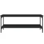 Engineered wood black coffee table 100x55x40 cm by vidaXL, Coffee table - Ref: Foro24-832833, Price: 55,99 €, Discount: %