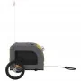 Pet Bicycle Trailer Iron Oxford Cloth Yellow Gray by vidaXL, pet strollers - Ref: Foro24-93833, Price: 99,21 €, Discount: %