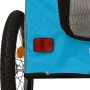 Remolque de bicicleta mascotas hierro tela Oxford azul gris de vidaXL, Cochecitos para mascotas - Ref: Foro24-93834, Precio: ...