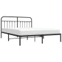 Bettgestell mit schwarzem Metallkopfteil 183x213 cm von vidaXL, Betten und Lattenroste - Ref: Foro24-352583, Preis: 123,82 €,...