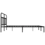Bettgestell mit schwarzem Metallkopfteil 183x213 cm von vidaXL, Betten und Lattenroste - Ref: Foro24-352583, Preis: 123,82 €,...
