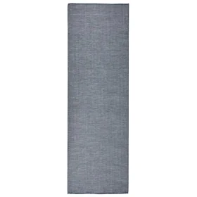 Blauer flachgewebter Outdoor-Teppich 80x250 cm von vidaXL, Teppiche - Ref: Foro24-340793, Preis: 36,22 €, Rabatt: %