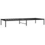 Estructura de cama de metal negro 80x200 cm de vidaXL, Camas y somieres - Ref: Foro24-350837, Precio: 69,18 €, Descuento: %