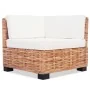 Juego de sofás de 18 piezas ratán natural de vidaXL, Sofás - Ref: Foro24-244624, Precio: 1,00 €, Descuento: %