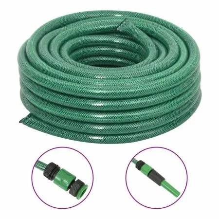 Gartenschlauch mit grünem PVC-Zubehör 0,75" 30 m von vidaXL, Gartenschläuche - Ref: Foro24-154382, Preis: 46,80 €, Rabatt: %