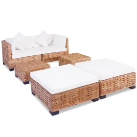 Set of 16-piece natural rattan sofas by vidaXL, Sofas - Ref: Foro24-244625, Price: 858,20 €, Discount: %